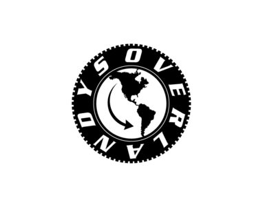 Logo black tire tread