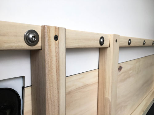 Rahmenkonstruktion für Bänke und Tisch – Overlandys