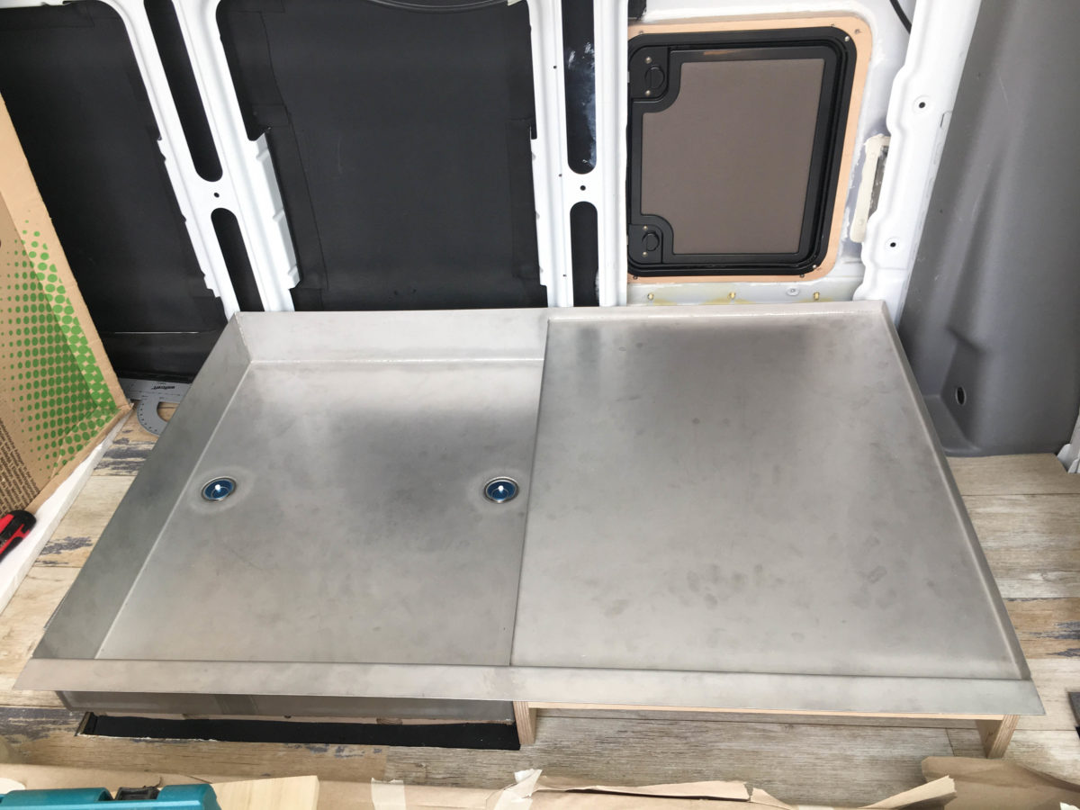 Installation of the Shower Tray & Sub-Construction