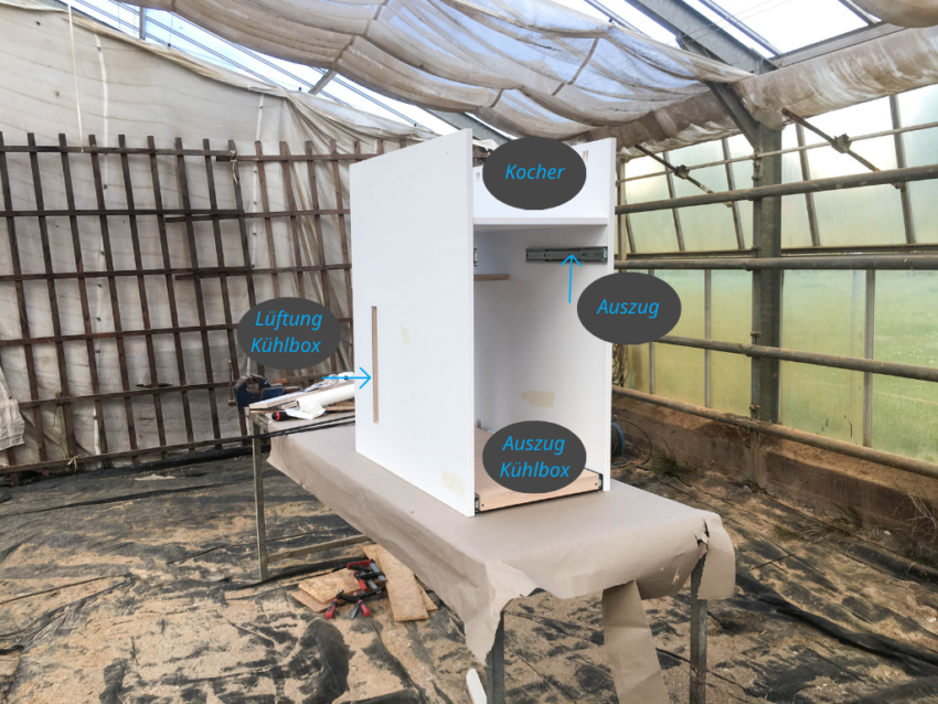 Küchenblock für DIY Camper Küche – Overlandys